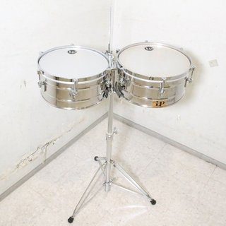 LP LP256-S Tito Puente Timbale Set 13"/14" Stainless Steel ティンバレス【池袋店】