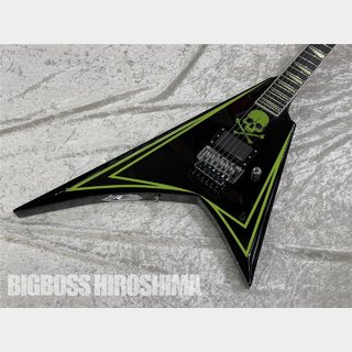 EDWARDS E-ALEXI GREENY (Black with Lime Green Pinstripe & Skull)