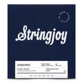 Stringjoy SJ-BA30130LS ニッケルワウンド 030-130 エレキベース弦 6弦 ロングスケール