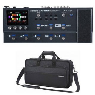 BOSS GX-100 Guitar Effects Processor ボス マルチエフェクター[純正キャリングケース(CB-BM-M) 同時購入セット