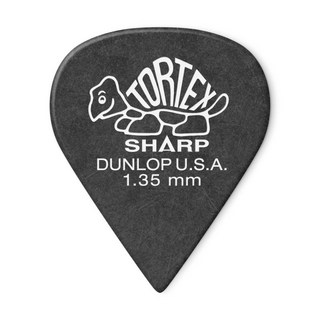 Jim Dunlop412R Tortex Shape Picks×10枚セット (1.35mm/ブラック)