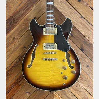 Ibanez エレキギター セミアコ ナチュラル ハードケース付 Ibanez アイバニーズ エレキギター AZES31 単品〔ソフトケース