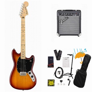 Fender Player Mustang Maple FB Sienna Sunburst フェンダー［新品特価品］ Fender 10Wアンプ付属エレキギター初