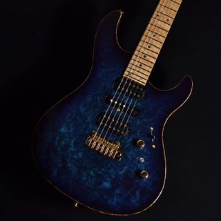 Black Smoker FUTURA-S-Limited Marble Wood Top Fiji Mahogany Body Blue Topas【現品画像】【3.69kg】