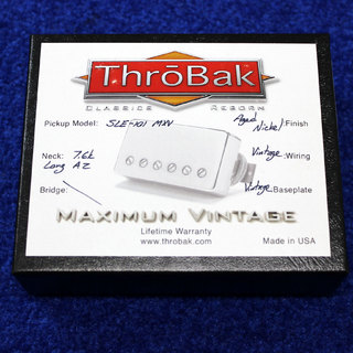 ThroBak SLE-101 MXV -Aged Nickel Neck ネック ピックアップ です