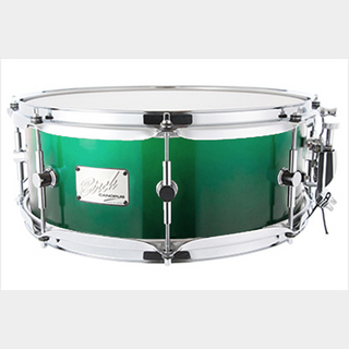 canopus Birch Snare Drum 5.5x14 Emelard Fade Mat LQ