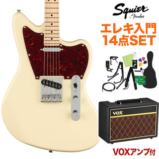 Squier by FenderPNML OFFSET TELE MN OLW エレキギター初心者14点【VOXアンプ付／数量限定】