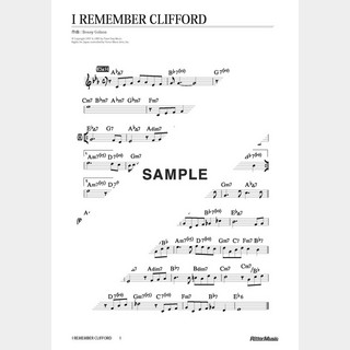 楽譜I Remember Clifford