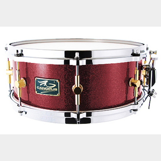 canopusThe Maple 5.5x14 Snare Drum Merlot Glitter