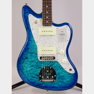 Fender 2024 Collection Made in Japan Hybrid II Jazzmaster Quilt (Aquamarine )