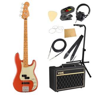 Fenderフェンダー Player Plus Precision Bass MN Fiesta Red エレキベース VOXアンプ付き 入門10点 初心者セット
