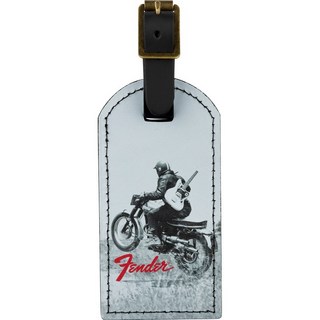 Fender FENDER(R) VINTAGE AD LUGGAGE TAG MOTORCYCLE RIDER (#9106101003)