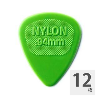 Jim Dunlop443R NYLON MIDI STD 0.94 ピック×12枚