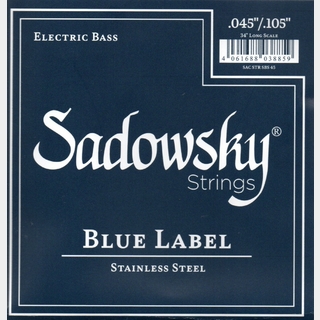 Sadowsky Sadowsky Blue Label Bass String Set, Stainless Steel - 4-String, 045-105【Made In USA】