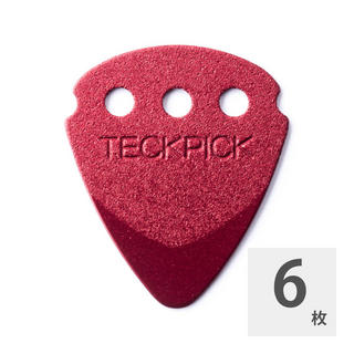 Jim Dunlop467 TECKPICK STANDARD Red ギターピック×6枚