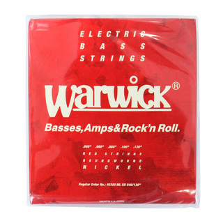 Warwick46300 ML 5B 040/130 RED nickel 5-string Set M 5弦ベース弦