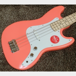 Squier by Fender Sonic Bronco Bass, Maple Fingerboard / Tahitian Coral