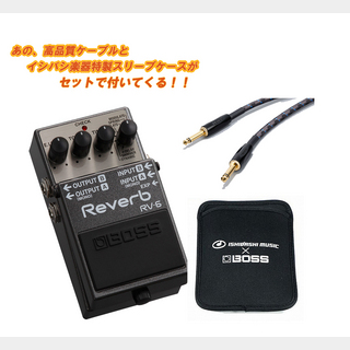 BOSSRV-6 Reverb リバーブ RV6 ボス ギター エフェクター ケーブルセット【WEBSHOP】
