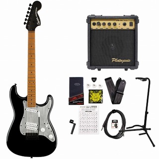 Squier by FenderContemporary Stratocaster Special Roasted Silver Anodized Pickguard Black  PG-10アンプ付属エレキギタ