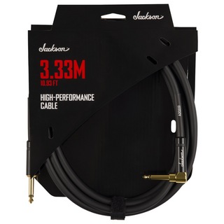 Jackson High Performance Cable Black SL 10.93ft ギターケーブル