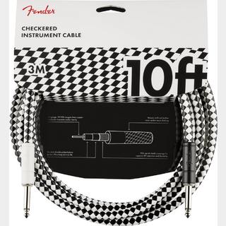Fender Pro 10' Instrument Cable, Checkerboard