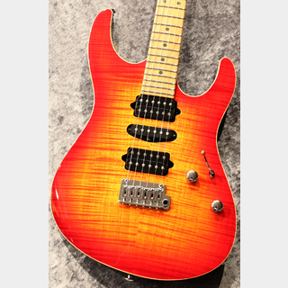 Suhr J Series Modern Plus HSH Basswood Body/Roasted Maple FB/Fireburst #78485 【良杢トップ】