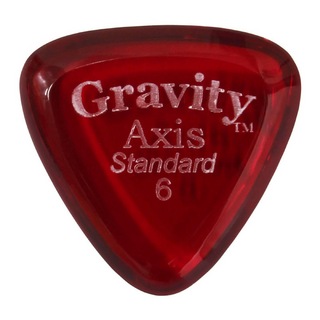 Gravity Guitar PicksAxis -Standard- GAXS6P 6.0mm Red ギターピック