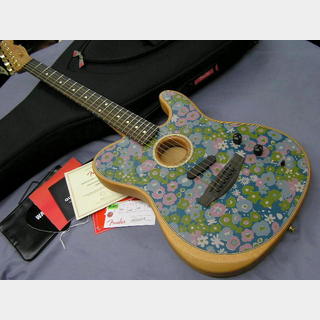 FenderLimited Edition American Acoustasonic Telecaster Blue Flower