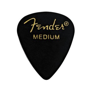 Fender Classic Celluloid Black 351 Shape Medium フェンダー [144枚入り]【WEBSHOP】