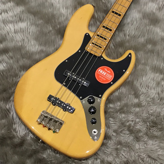 Squier by Fender（スクワイヤー）Classic Vibe ’70s Jazz Bass Maple Fingerboard （Natural）/エレキベース【送料無料】