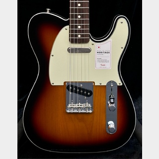 Fender Made In Japan Heritage 60s Telecaster Custom -3 Color Sunburst/Rosewood-【JD24012724】【3.63kg】