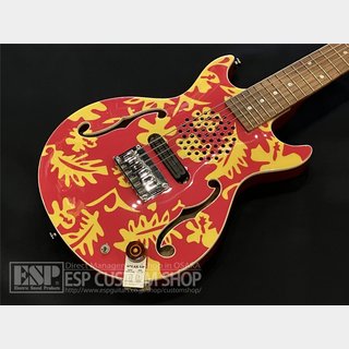 Woodstics Guitars WS-MINI ALOHA  PINK & YELLOW ALOHA