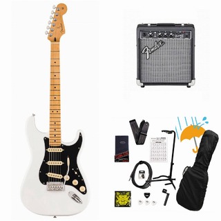 FenderPlayer II Stratocaster Maple FB Polar White エレキギター Fender 10Wアンプ付属エレキギター初心者セッ