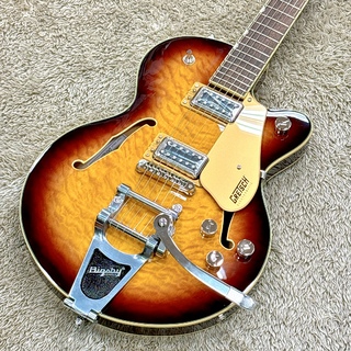 GretschG5655T-QM Electromatic Center Block Jr. Single-Cut Quilted Maple with Bigsby / Sweet Tea【特価】