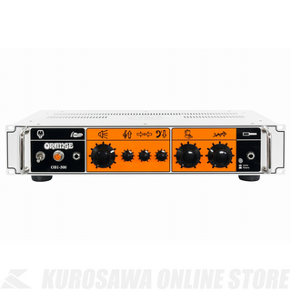 ORANGE500W Class A/B Solid State rack-mountable Bass Amp Head w/ foot-switchable gain [OB1-500] (Orange)