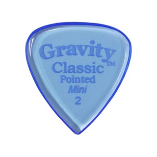 Gravity Guitar PicksClassic Pointed -Mini- GCPM2P 2.0mm Blue ギターピック