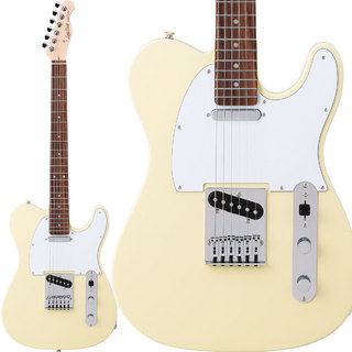 Laid Back LTL-5-R-SS White Ivory エレキギター テレキャスタータイプ ハムバッカー切替可能 アルダーボディ