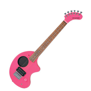 FERNANDES ZO-3 '24 PINK スピーカー内蔵ミニエレキギター ピンク ソフトケース付き