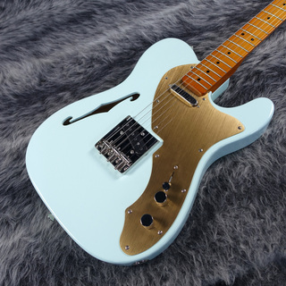Squier by Fender FSR Classic Vibe 60s Telecaster Thinline Gold Anodized Pickguard Sonic Blue