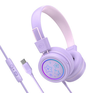 MEE Audio MEE audio HP-KJ55U-LV KidJamz KJ55U ラベンダー 子供用 有線ヘッドホン キッズヘッドフォン