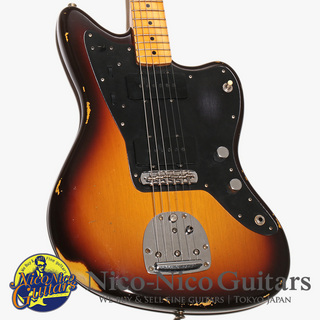 Fender Custom Shop 2019 Limited Vintage Custom 1958 Jazzmaster Relic (Faded Aged Chocolate 3 Color Sunburst/Maple)