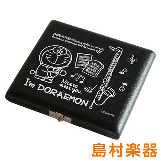 NONAKAI'm Doraemon Reed Case DBC-5 ブラック バスクラリネット用リードケース 5枚収納 ドラえもん