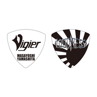Vigierヴィジェ 2023 YM-PICK BLK/RS Loudness 山下昌良 シグネイチャー ギターピック×20枚