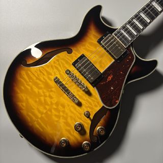 Ibanez AM93QM AYS Antique Yellow Sunburst【現物写真】