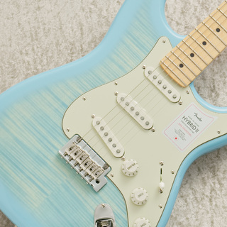 Fender 2024 Collection Made in Japan Hybrid II Stratocaster -Flame Celeste Blue -【#JD24013215】