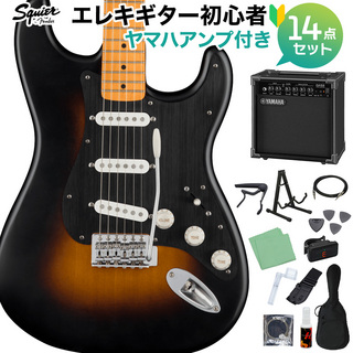 Squier by Fender40th Anniv. ST SW 2TS エレキギター初心者セット 【ヤマハアンプ付き】