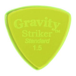 Gravity Guitar Picks GSRS15P GSRS15P Striker - Standard -［1.5mm, Fluorescent Green］