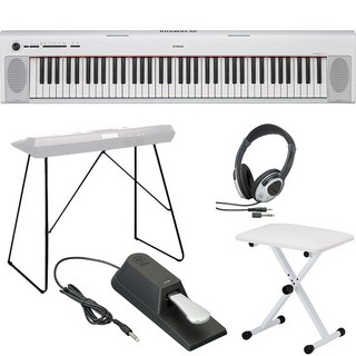 YAMAHA NP-32WH【入門Bセット】【ピアノ入門セット】【お取寄せ商品】