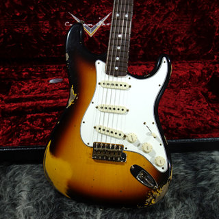 Fender Custom Shop1967 Stratocaster Heavy Relic Aged Faded 3-Tone Sunburst