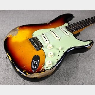 Fender Custom Shop 2023 Collection Time Machine 1960 Stratocaster Heavy Relic -Faded Aged 3CS-【3.55kg!!】
